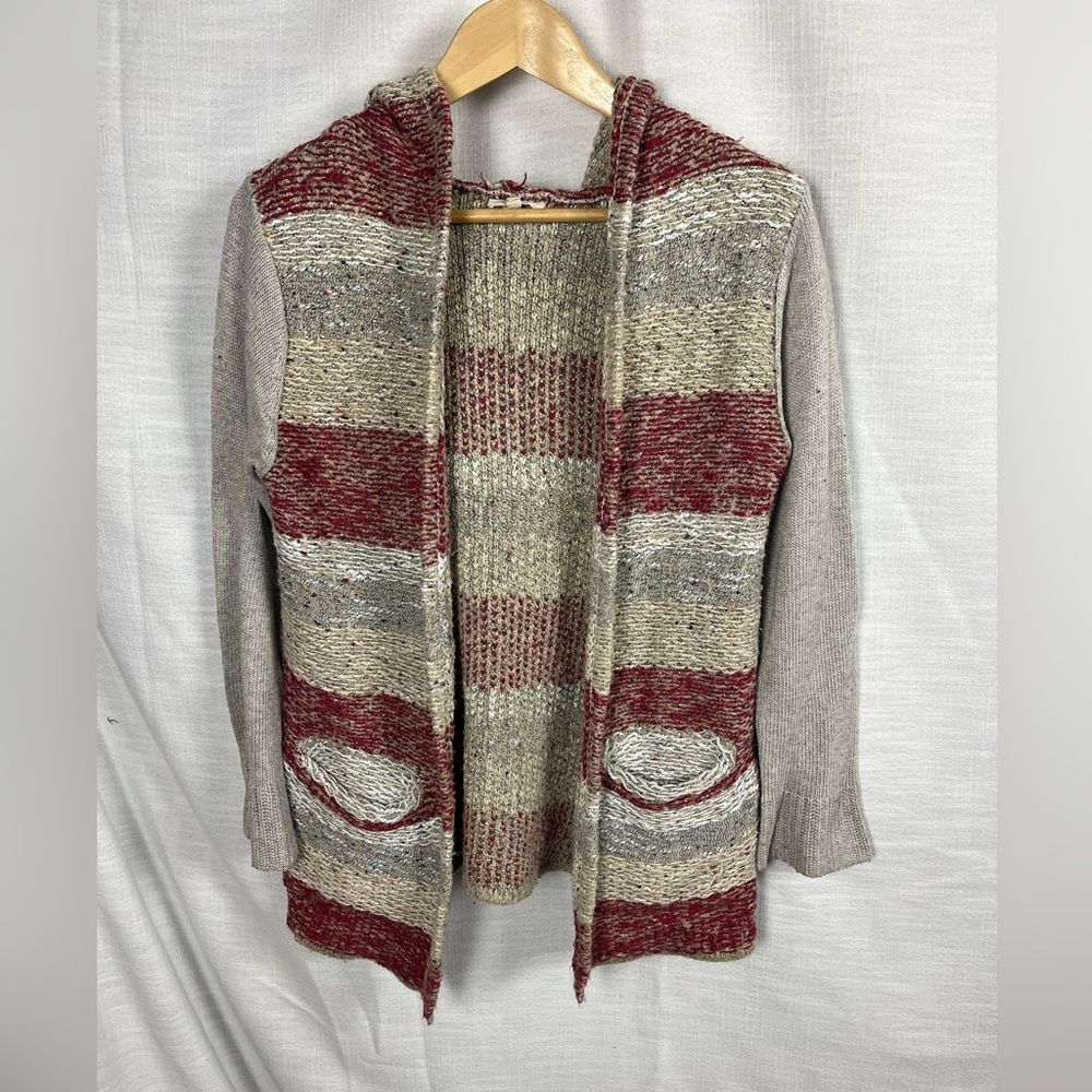 Vintage Y2K Hoodie Sweater Cardigan Chunky Knit Women’s S